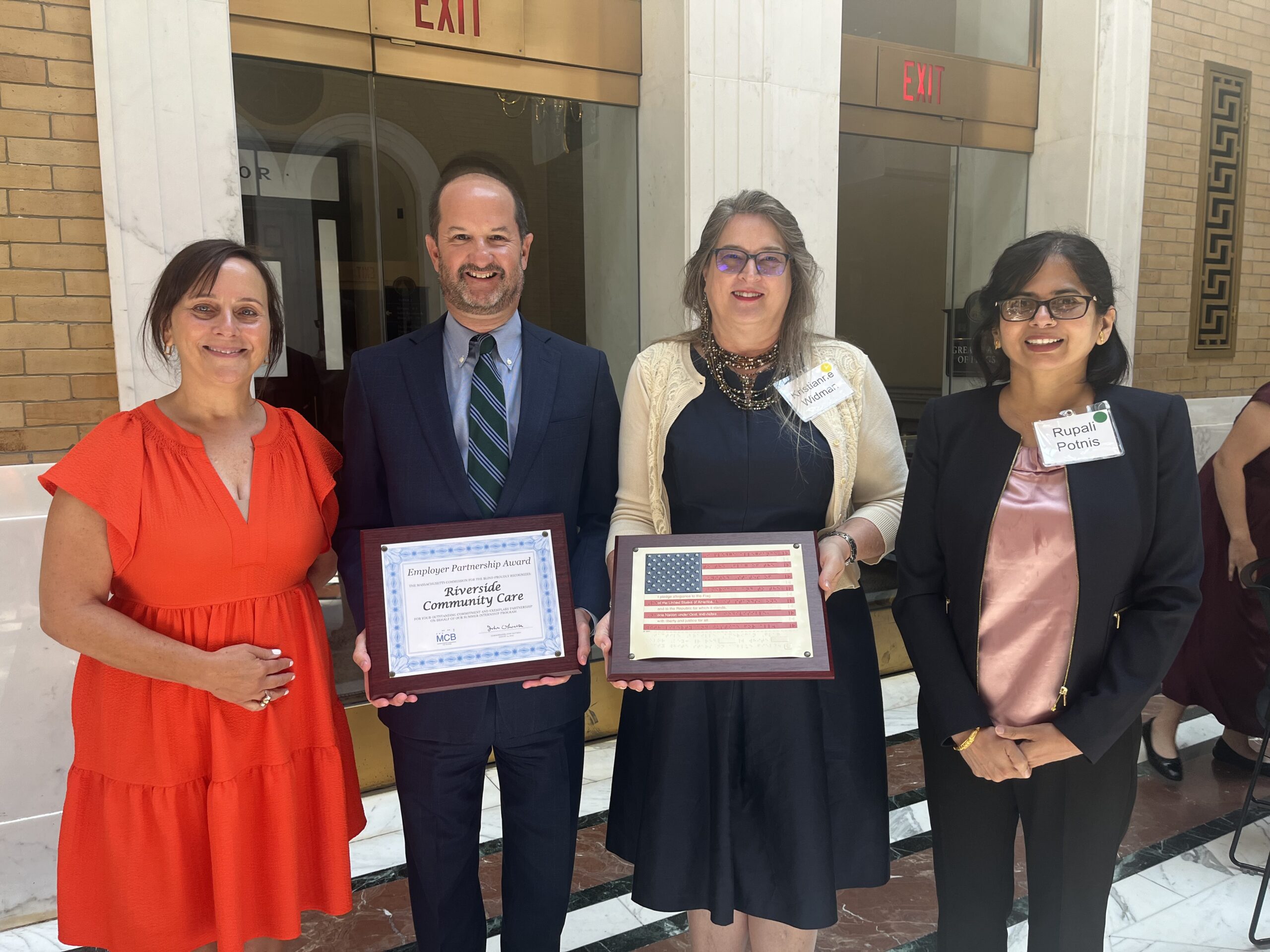 Massachusetts Commission for the Blind Honors Riverside Community Care with Annual Employer Partnership Award